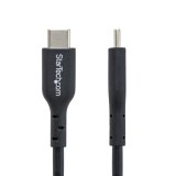 StarTech.com 1m USB-C Laadkabel, 2 Pack, USB C Kabel, USB 2.0 Type-C Laptop Oplaadkabel, 60W 3A Power Delivery, TPE Mantel, USB-C Data Transfer Kabel, M/M