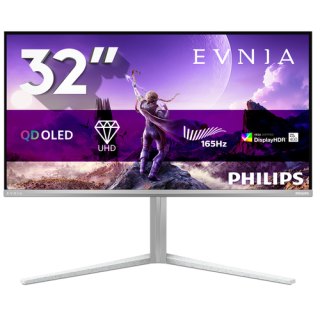 Philips Evnia 6000 32M2N6901A/00 computer monitor 80 cm (31.5") 3840 x 2160 Pixels 4K Ultra HD QD-OLED Wit