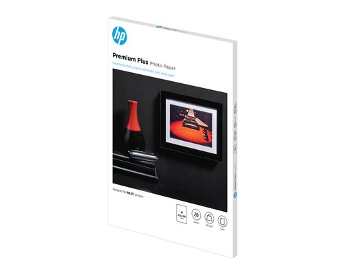 HP Premium Plus Photo-papier, satijn, 300 g/m2, A4 (210 x 297 mm), 20 vellen