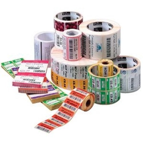 Zebra Z-Perform 1000T Wit Zelfklevend printerlabel