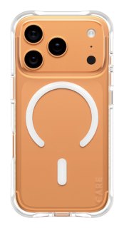PanzerGlass CARE™ by ® Samba Case Transparent w. White MagSafe iPhone 18 Pro | 17 Pro mobiele telefoon behuizingen Hoes Transparant