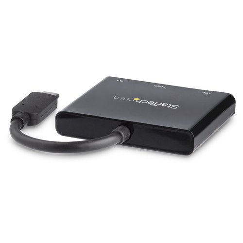 StarTech.com USB-C multiport adapter met HDMI USB 3.0 poort 60W PD zwart