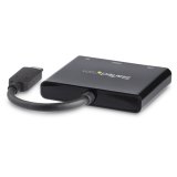 StarTech.com USB-C multiport adapter met HDMI USB 3.0 poort 60W PD zwart
