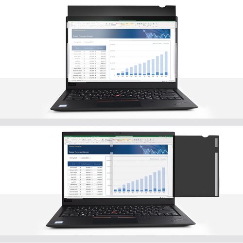 StarTech.com 17.3-inch 16:9 Laptop Privacy Filter, Anti-Glans Privacyscherm met 51% Blauw Licht Reductie, Notebook Screen Protector met +/- 30 Grad. Kijkhoek, Mat/Glanzend