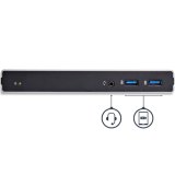 StarTech.com Dual-monitor USB 3.0 docking station met DVI en verticale standaard