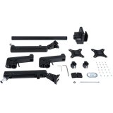 StarTech.com Dubbele Monitor Arm voor Bureaumontage, Full Motion Monitorbeugel voor 2x VESA-displays tot 32" (8kg), Verticale Stapelbare Armen, Hoogte verstelbaar/Articulerend - Bureauklem/Doorvoertule