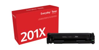 Everyday Zwart Toner compatibel met HP 201X (CF400X), High capacity