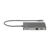 StarTech.com USB C Multiport Adapter, HDMI 4K 30Hz of VGA Travel Dock, 5Gbps USB 3.0 Hub (USB A / USB Type-C Ports), 100W Power Delivery, SD/Micro SD Card Reader, GbE, 30cm Kabel, USB-C Mini Dock