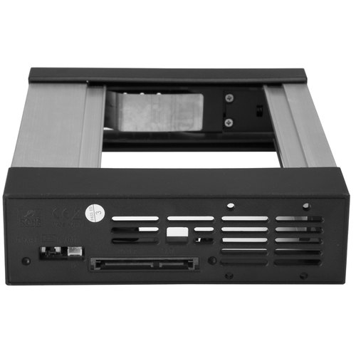 StarTech.com 5.25" naar 3.5" Harde Schijf Hot Swap Bay - Zonder tray - Voor 3.5" SATA/SAS schijven - Aluminium - SAS/ SATA Backplane