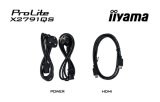 iiyama ProLite X2791QS-B1 computer monitor 68,6 cm (27") 2560 x 1440 Pixels Quad HD LED Zwart