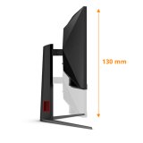 AOC G4 CU34G4 computer monitor 86,4 cm (34") 3440 x 1440 Pixels Wide Quad HD LED Zwart, Rood