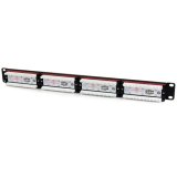 StarTech.com 24-poorts 1U in een rek te monteren Cat 6 110 patchpaneel