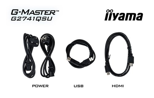 iiyama G-MASTER G2741QSU-B1 computer monitor 68,6 cm (27") 2560 x 1440 Pixels 4K Ultra HD QLED Zwart