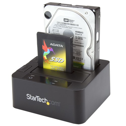 StarTech.com USB 3.0 / eSATA dubbel harde-schijf docking station met UASP voor 2,5/3,5 inch SATA SSD / HDD SATA 6 Gbps