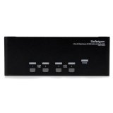 StarTech.com 4-poort 3x Monitor DVI USB KVM-switch met Audio en USB 2.0-hub