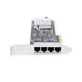 StarTech.com 4-Port 2.5Gbps NBASE-T PCIe Netwerkkaart, Intel I225-V, Quad-Port Computer Ethernet Adapter, Multi-Gigabit NIC, PCI Express Server LAN Kaart, Desktop Ethernet Interface