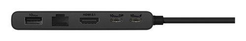 ASUS Dual 4K USB-C Dock DC201 Bedraad USB 3.2 Gen 2 (3.1 Gen 2) Type-C Zwart