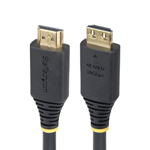 StarTech.com 30cm High Speed HDMI Kabel met Grip Connectors, 4K 60Hz/1440p 144Hz, HDR10/HDCP 2.2/ARC, 18Gbps, UHD HDMI Kabel voor TV/Monitor/Display, TPE
