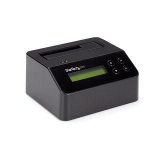 StarTech.com Single Bay Hard Drive Wisser, Standalone HDD/SSD Sanitizer/Eraser, 4Kn, USB 3.0 naar SATA III (6 Gbps), 9 Wismodi, LCD Display, Hard Disk Secure Erase Dock, DB-9 Printer Poort, TAA Compliant