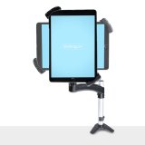 StarTech.com VESA Mount Adapter voor 7,9" tot 12,5" Tablet, Draagvermogen 2kg, 75x75/100x100 VESA Patterns, Universele Anti-Diefstal VESA Tablet Mount Klem, Secure Tablet Mount, Zwart