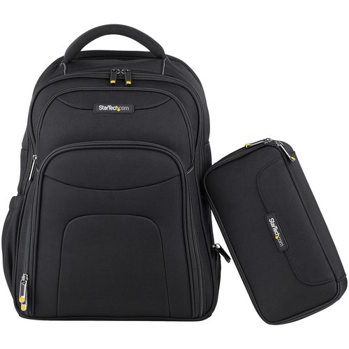 StarTech.com 15.6" Laptop Rugzak met Verwijderbare Opbergtas voor Accessoires, Professionele IT Tech Backpack, Werk/Reizen/Pendelen, Ergonomische Computer Tas, Duurzaam Ballistisch Nylon, Notebook/Tablet Vakken