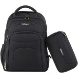 StarTech.com 15.6" Laptop Rugzak met Verwijderbare Opbergtas voor Accessoires, Professionele IT Tech Backpack, Werk/Reizen/Pendelen, Ergonomische Computer Tas, Duurzaam Ballistisch Nylon, Notebook/Tablet Vakken