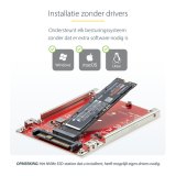 StarTech.com M.2 naar U.3 Adapter voor M.2 NVMe SSDs, PCIe M.2 Schijf naar 2.5inch U.3 (SFF-TA-1001) Host Adapter/Converter, TAA Compliant, 2.5" Drive Form Factor