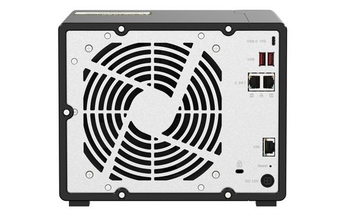 QNAP TS-H973AX NAS Tower Ryzen Embedded V1500B 8 GB DDR4 0 TB QuTS hero Zwart