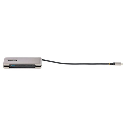 StarTech.com 4-Port USB-C Hub, 1x USB-A & 3x USB-C Ports, USB 3.1 10Gbps, Bus Powered USB Hub, USB Type C Hub met 25cm Wrap-Around Kabel, Compacte USB-C naar USB-A Hub