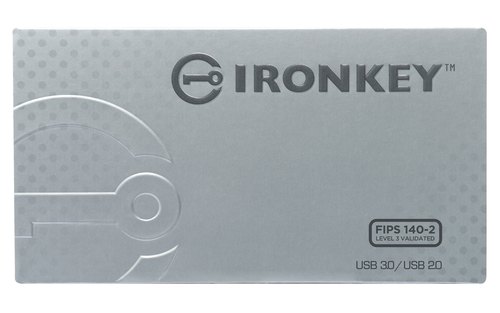 Kingston Technology IronKey 64GB Basic S1000 versleutelde USB 3.0 FIPS 140-2 niveau 3
