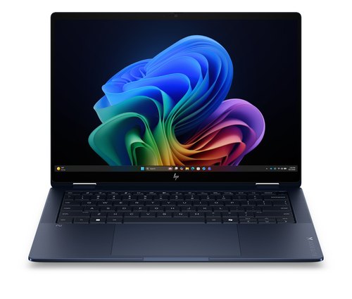 HP EliteBook X Flip G2i 14 Next Gen AI PC Copilot+ PC Intel Core Ultra 7 356H Hybride (2-in-1) 35,6 cm (14") Touchscreen WUXGA 32 GB LPDDR5x-SDRAM 1 TB SSD Wi-Fi 7 (802.11be) Windows 11 Pro Blauw AZERTY