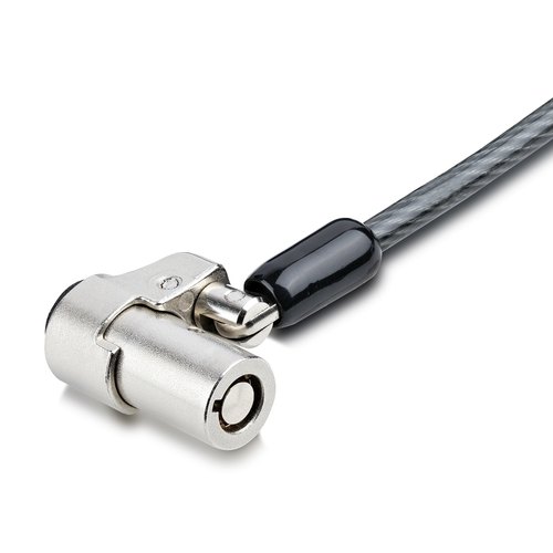 StarTech.com Laptop Kabelslot Compatibel met Noble Wedge&reg;, 2m, Anti-diefstal Kabelslot, Security Kabel voor Dell XPS/Latitude/2-in-1 Notebooks, Snijbestendig, Stalen Beveiligingskabel voor Laptop