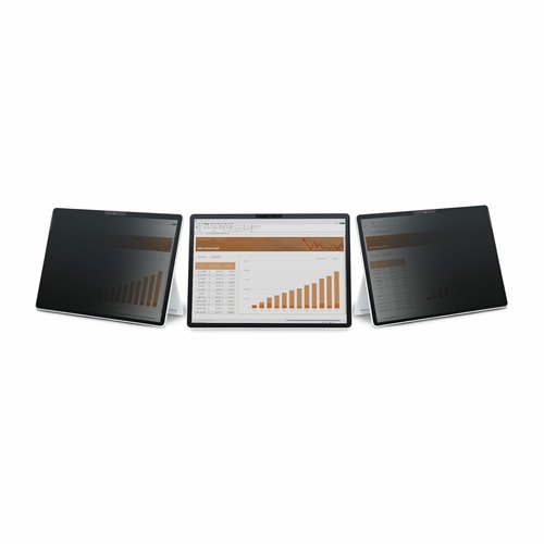 StarTech.com 4-Way 13-inch Surface Pro 8/9/X/11 Laptop Privacy Filter, Portrait/Landscape Modes, Touch-Enabled, Anti-Glans Security Filter, +/- 30 Graden Kijkhoek, 51% Blauw Licht Vermindering