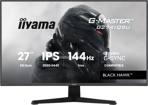 iiyama G-MASTER G2741QSU-B1 computer monitor 68,6 cm (27") 2560 x 1440 Pixels 4K Ultra HD QLED Zwart