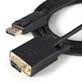 StarTech.com 91 cm lange DisplayPort-naar-VGA-adapterconverterkabel DP naar VGA 1920x1200 zwart