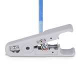 StarTech.com Kabelstripper en Kniptang, Professionele Striptang voor UTP/FTP/STP/Coax Kabels, Roterende kabelstriptang en Kabelschaar