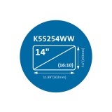 Kensington MagPro Magnetic Privacy Screen Filter voor Laptops 14" (16:10)