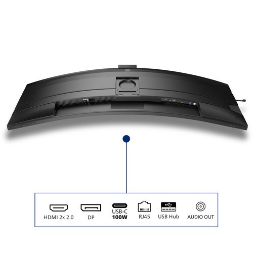 Philips 49B2U6903CH/00 computer monitor 124 cm (48.8") 5120 x 1440 Pixels Dual QHD LCD Grijs