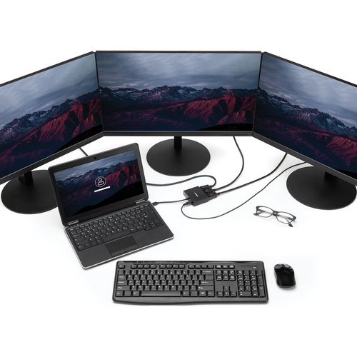 StarTech.com Mini DisplayPort naar DisplayPort multi-monitor splitter 3 poorts MST Hub
