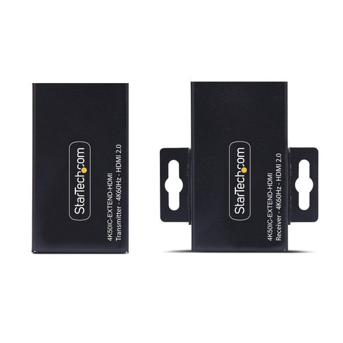StarTech.com 4K50IC-EXTEND-HDMI audio/video extender AV-zender & ontvanger Zwart