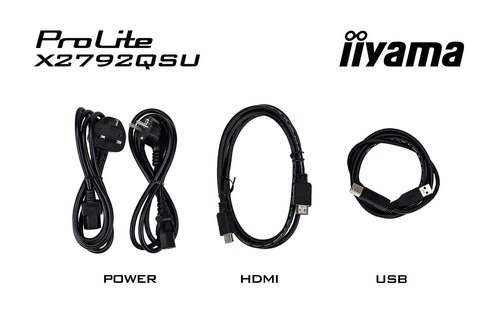 iiyama ProLite X2792QSU-B1 computer monitor 68,6 cm (27") 2560 x 1440 Pixels Quad HD LED Zwart