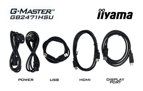 iiyama G-MASTER GB2471HSU-B1 computer monitor 60,5 cm (23.8") 1920 x 1080 Pixels Full HD Zwart