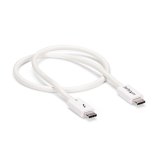 StarTech.com 50cm Thunderbolt 3 Kabel, 40Gbps, 100W PD, 4K/5K, Thunderbolt Gecertificeerd, Thunderbolt 4/USB 3.2/DisplayPort Compatibel, Wit