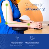 R-Go Tools Armsteun R-Go split, ergonomische armsteun in twee delen, verstelbaar, symmetrisch, met softfoam, zwart