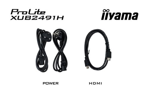 iiyama ProLite XUB2491H-B1 computer monitor 60,5 cm (23.8") 1920 x 1080 Pixels Full HD LED Zwart
