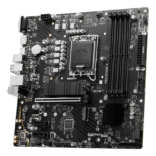 MSI PRO B760M-P moederbord Intel B760 LGA 1700 micro ATX