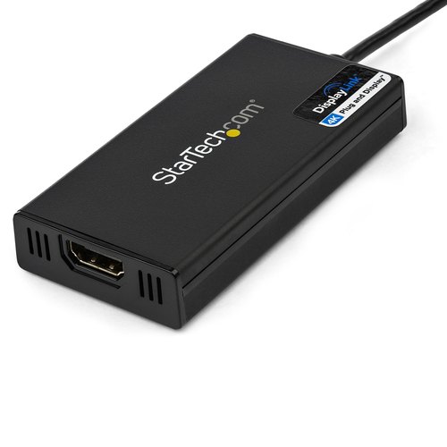 StarTech.com USB 3.0 naar 4K HDMI externe Multi-Monitor grafische videoadapter – DisplayLink gecertificeerd – Ultra HD 4K