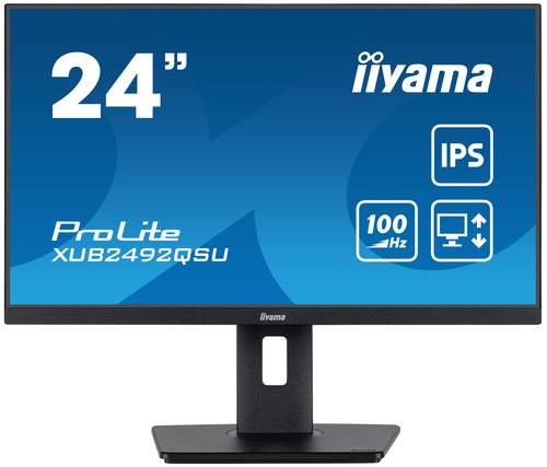 iiyama ProLite XUB2492QSU-B1 computer monitor 60,5 cm (23.8") 2560 x 1440 Pixels Quad HD LED Zwart
