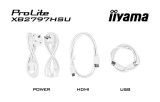 iiyama ProLite XB2797HSU-W1 computer monitor 68,6 cm (27") 1920 x 1080 Pixels Full HD LED Wit