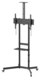 Manhattan Trolley voor tv’s en monitoren van 37–70 inch, VESA 200x200 tot 600x400 mm, max. 70 kg, zwart, controleer de vier montagegaten aan de achterzijde van het scherm, levenslange garantie